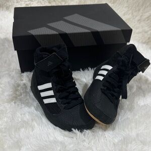 Adidas Kids Black Wrestling Shoes